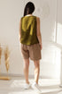 Image 7 of Loose linen blouse and sleeveless & relaxed fit Kathy from Baltic Linen